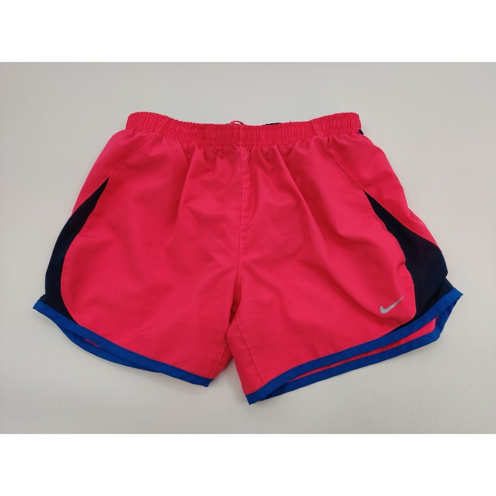 Nike Dri-FIT Running Shorts Kids L Pink Blue Athletic Gym Activewear